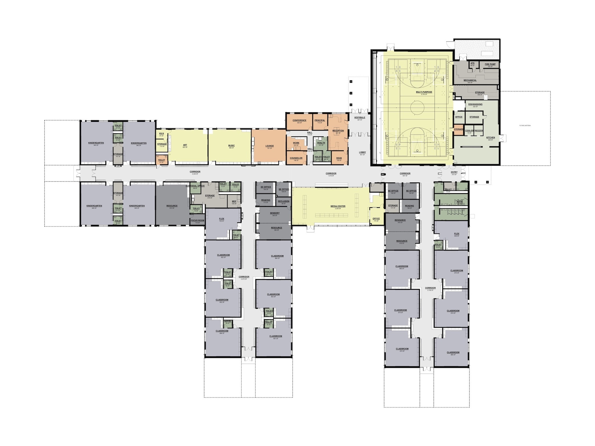 Floor Plan of New Wacousta