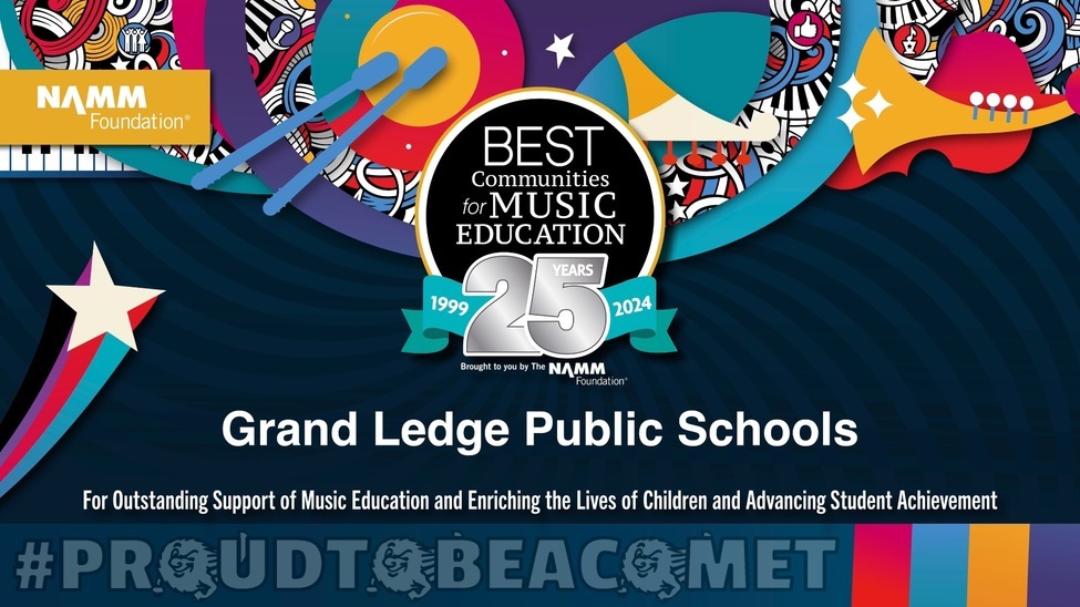 GLPS is one of the 2023 Best Communities for Music Education!