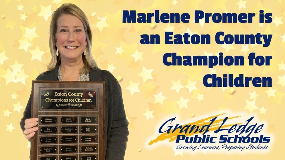 Marlene Promer is an Eaton County Champion for Children!