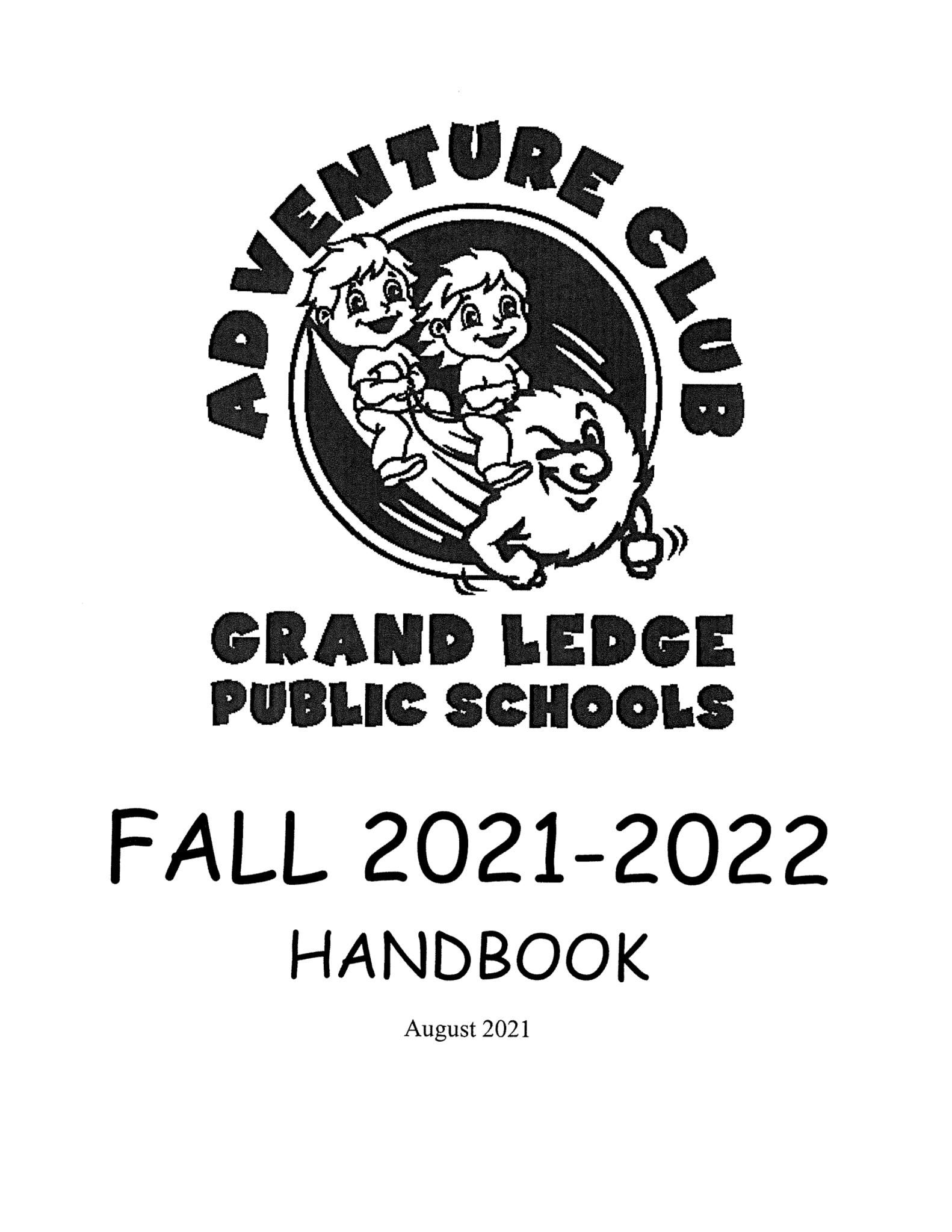 Click / Tap to read the Fall 2021 Adventure Club Handbook