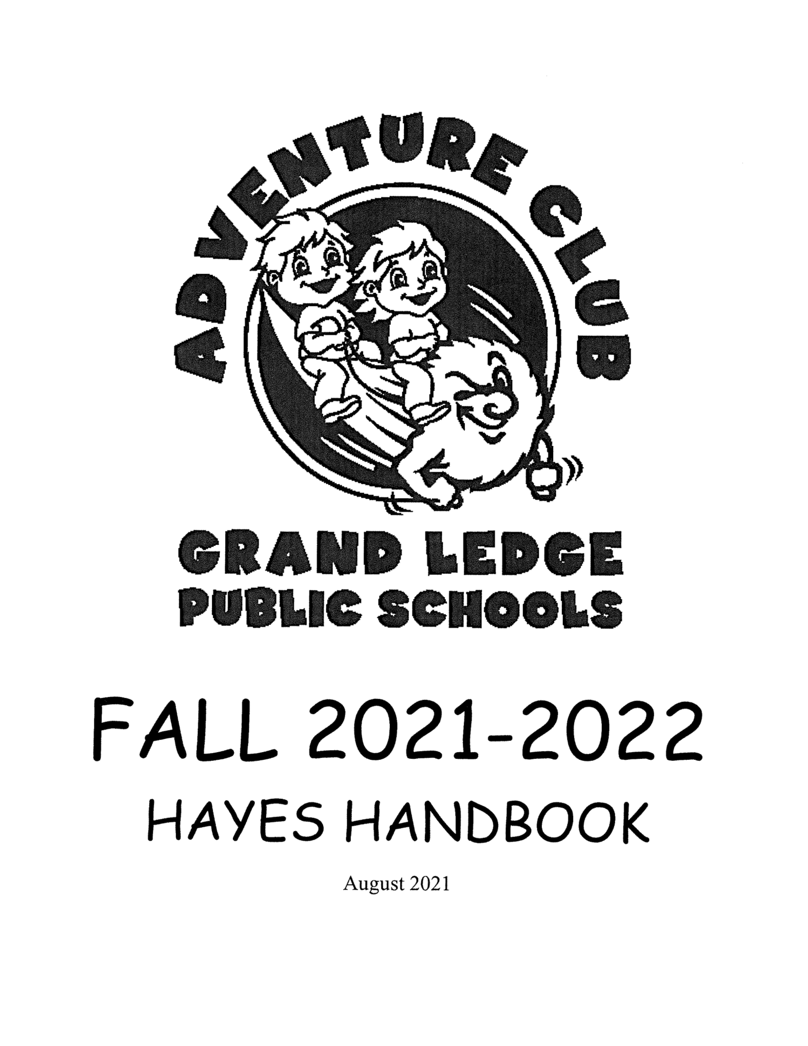 Click / Tap to read the Fall 2021 Adventure Club Hayes Handbook