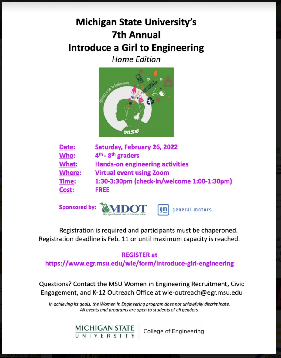 Introduce a Girl to Engineering 2022