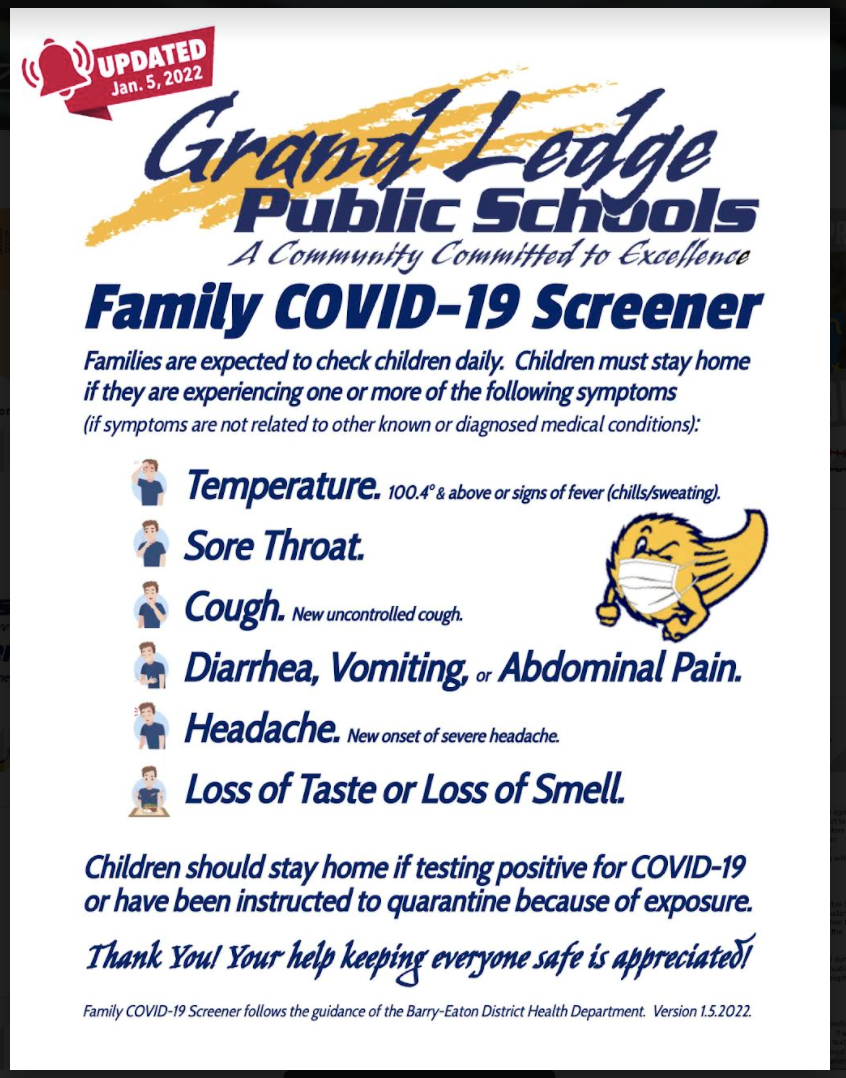 GLPS Covid-19 family screener