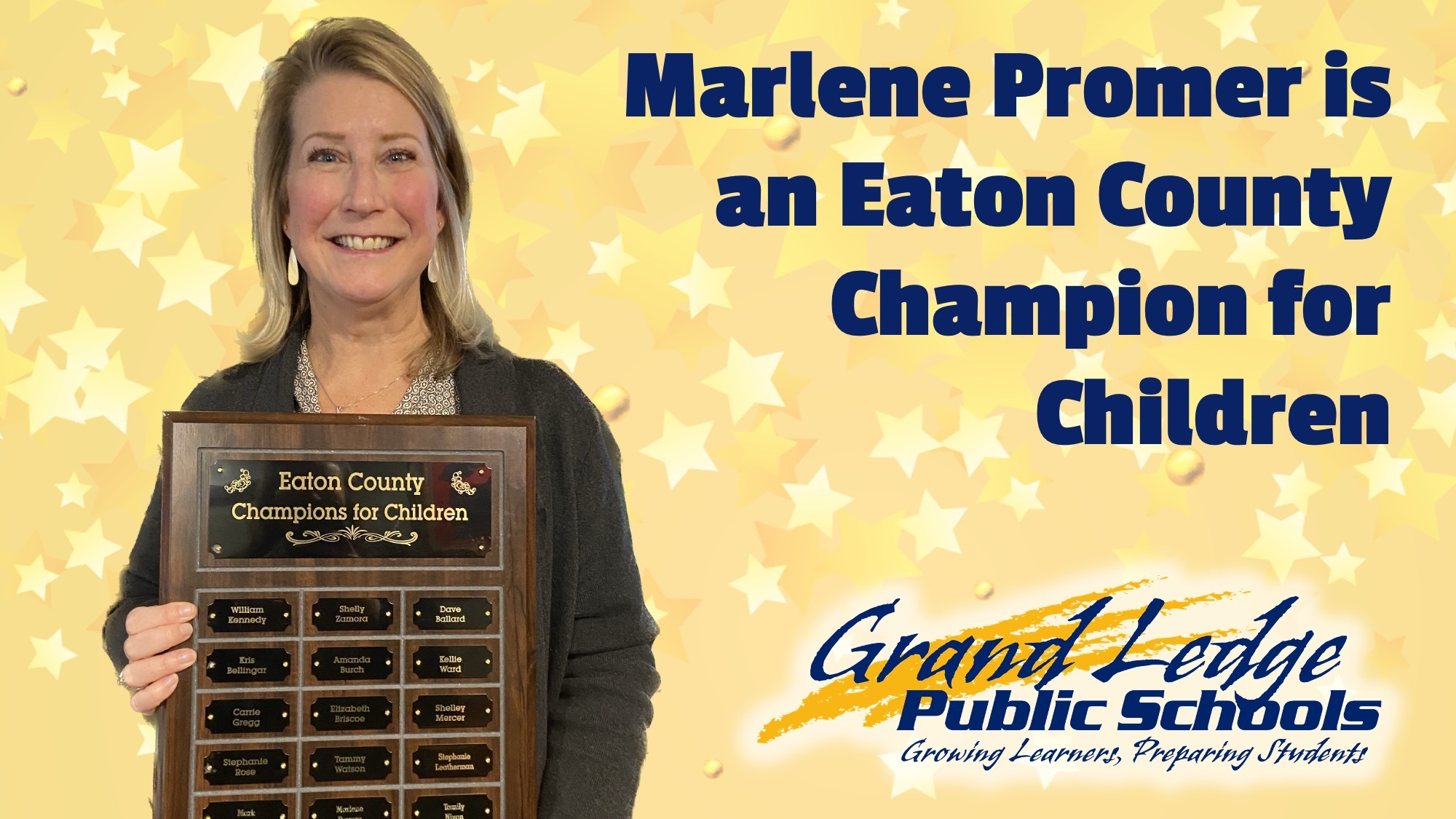 Marlene Promer is an Eaton County Champion for Children