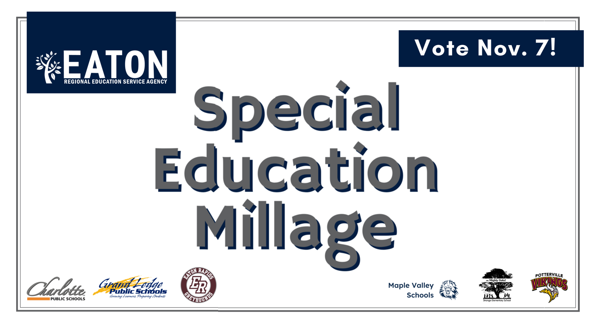 Eaton RESA's Special Education Millage