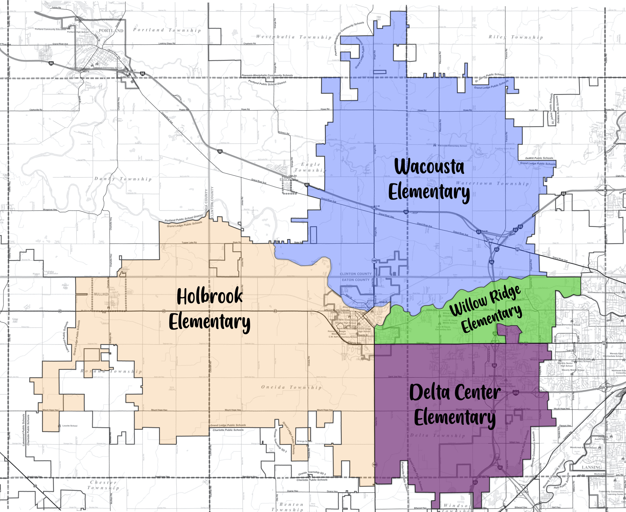 District Elementary Attendance Map