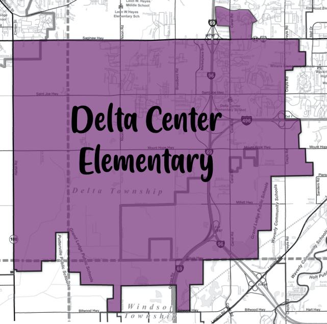 2021-2022 Delta Center Elementary Attendance Area