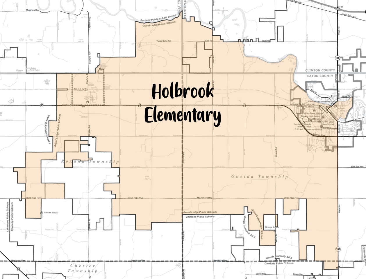 Holbrook 2021-2022 Attendance Area