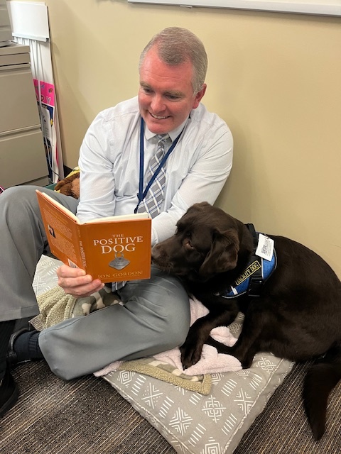 Abu with Dr. Ken Wright