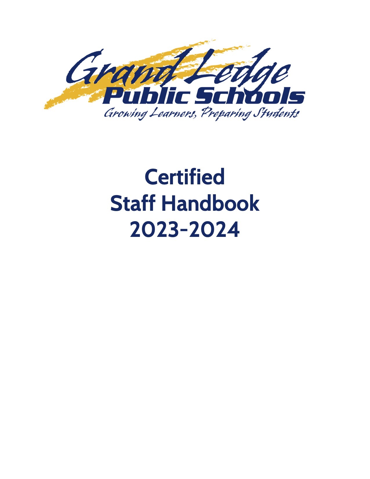 Certified Staff Handbook