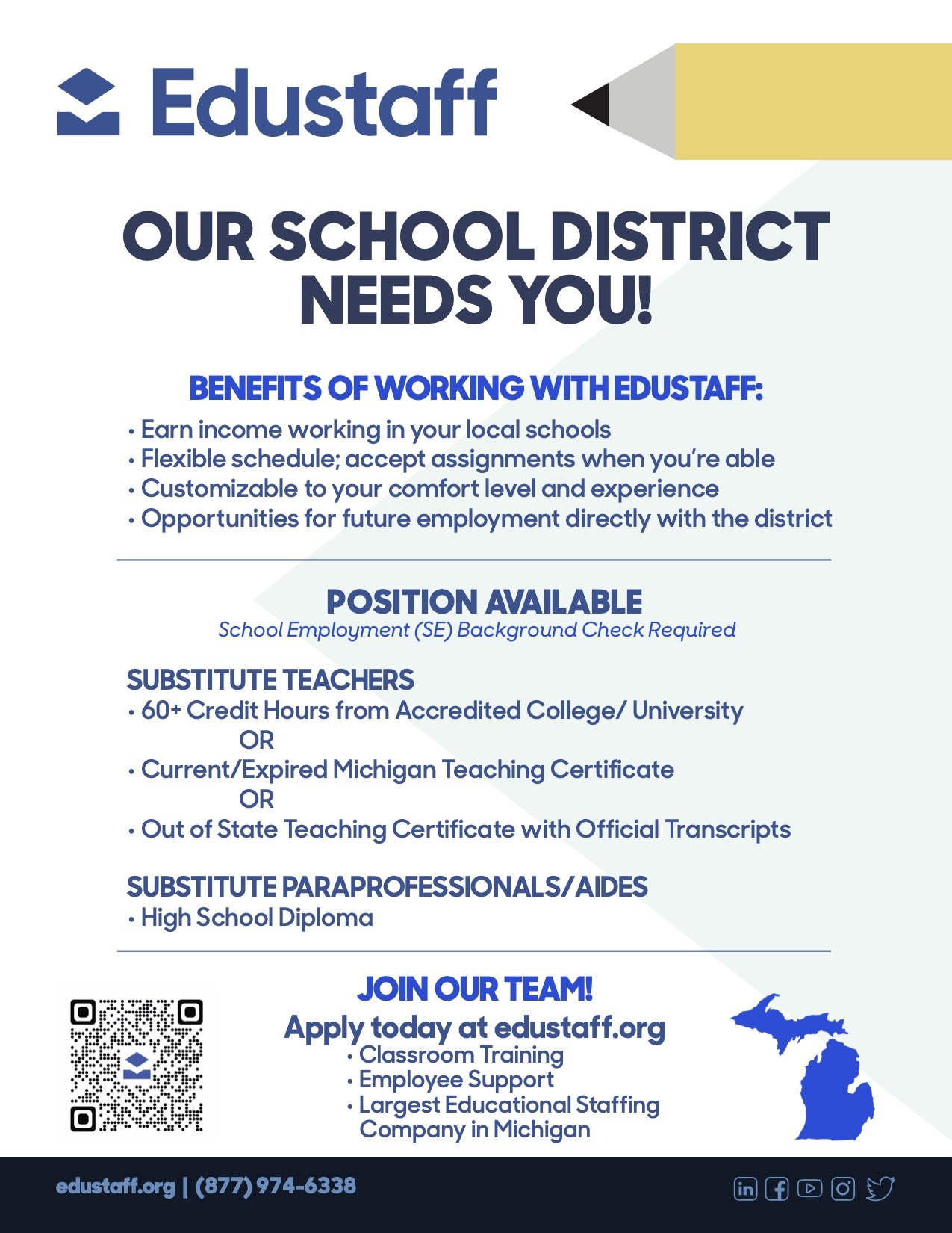 Edustaff flyer