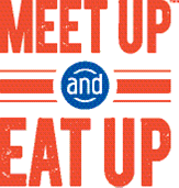 Meet Up and Eat Up Logo