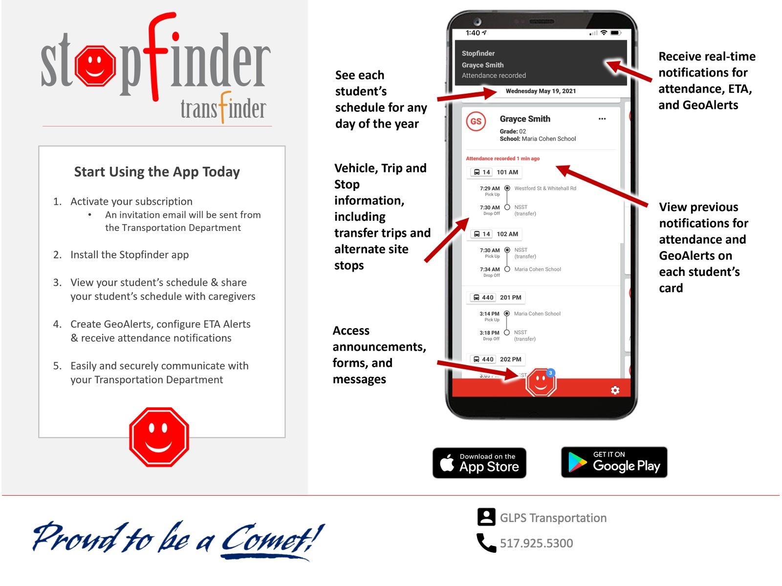 stopfinder quick start guide - page 1